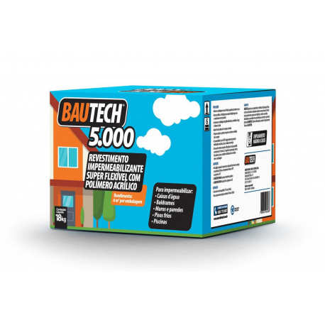 Revestimento impermeável BAUTECH 5000 - 18 Kg.