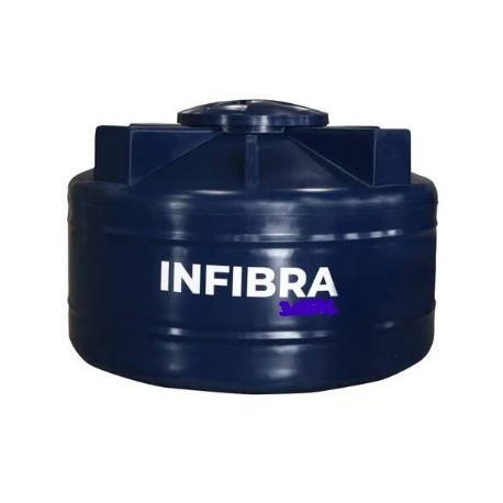 Caixa dágua INFIBRA polietileno "tanque" tampa clik  500 L.