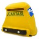 Caixa p/ carta POWER pvc amarela "correio"