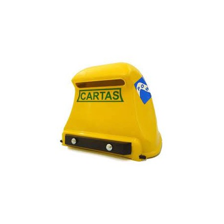 Caixa p/ carta POWER pvc amarela "correio"