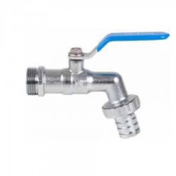 Torneira ACQUAPLUS esfera p/ jardim 1/2" x 3/4"