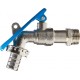 Torneira ACQUATOP esfera p/ jardim (p/ cadeado) 1/2" x 3/4"