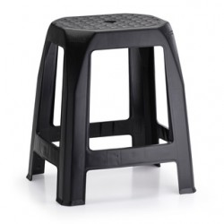 Banco plástico preto BREC