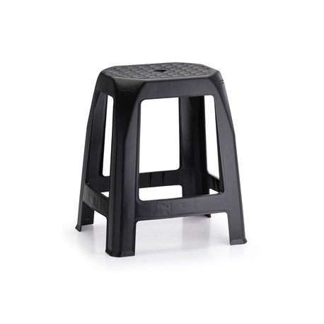 Banco plástico preto BREC