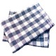 Saco alvejado xadrez azul 40 x 60 cm - ESTRELINHA
