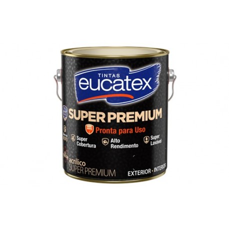 Latex EUCATEX SUPER PREMIUM (pronta p/ uso)  3,6 L. branco