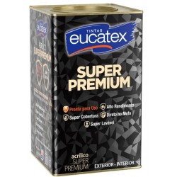 Latex EUCATEX SUPER PREMIUM (pronta p/ uso) 18 L. branco