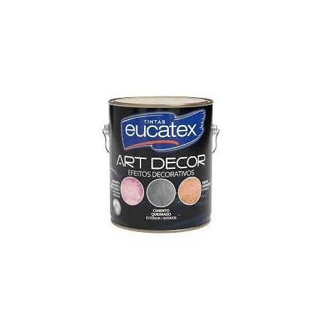 Tinta efeito "cimento queimado" EUCATEX 3,6 L. cinza profund