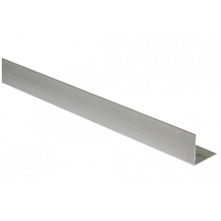 Cantoneira p/ piso/azulejo aluminio "L" 1/2" polida ALUMARK