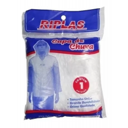 Capa de chuva descartavel transparente RIPLAS