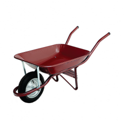 Carrinho de pedreiro CANAL pneu camara (marrom/galv. 80 kg.)