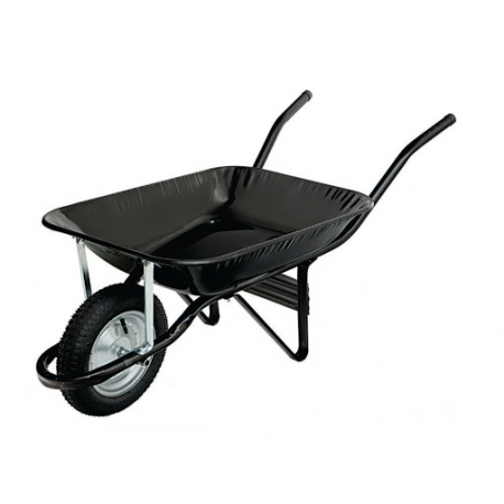 Carrinho de pedreiro CANAL pneu camara (preto 100 kg.)