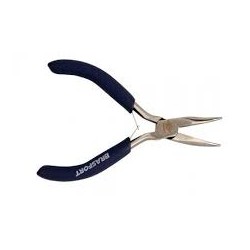 Alicate "mini" bico meia cana curvo BRASFORT