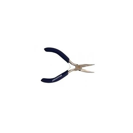 Alicate "mini" bico meia cana curvo BRASFORT