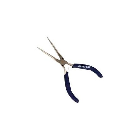 Alicate "mini" bico meia cana longo BRASFORT